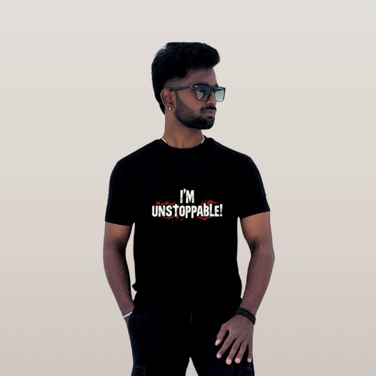 Limitless Spirit Regular Tee: I’m Unstoppable Edition T-shirt